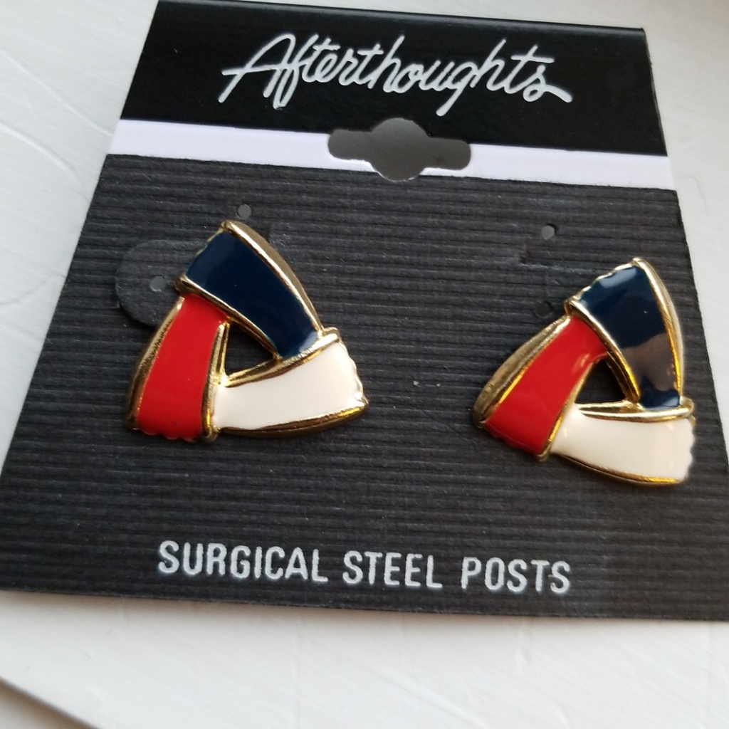 Afterthoughts Earrings  Surgical Steel Posts